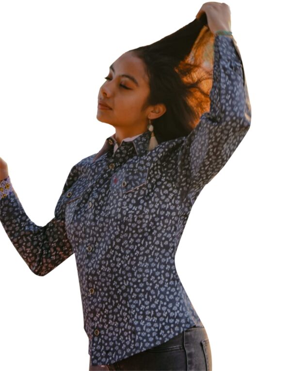BLUSA MEZCLILLA