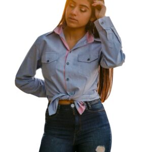 BLUSA MEZCLILLA